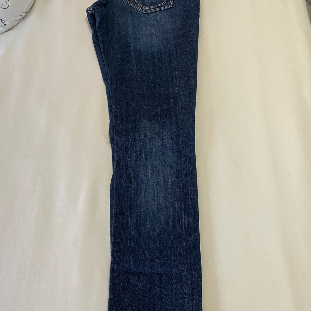 Express Rerock || Womens Skinny Jeans in Dark Wash - Picture 6 of 9